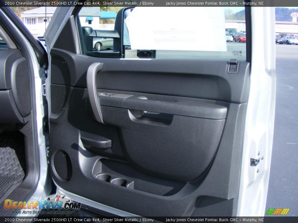 2010 Chevrolet Silverado 2500HD LT Crew Cab 4x4 Sheer Silver Metallic / Ebony Photo #9