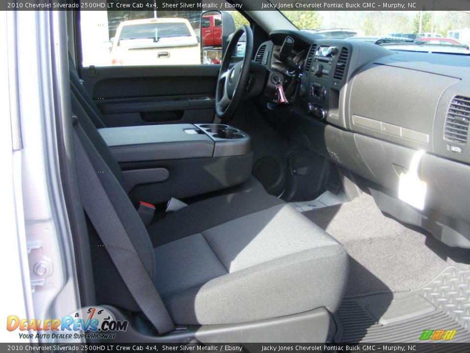 2010 Chevrolet Silverado 2500HD LT Crew Cab 4x4 Sheer Silver Metallic / Ebony Photo #10