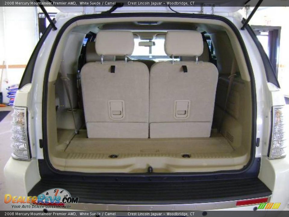 2008 Mercury Mountaineer Premier AWD White Suede / Camel Photo #6