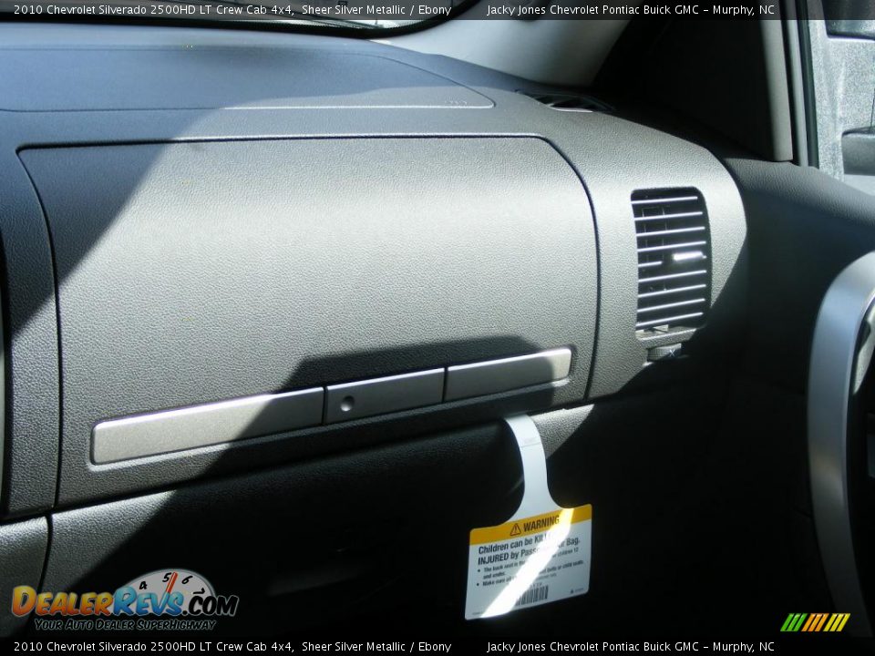 2010 Chevrolet Silverado 2500HD LT Crew Cab 4x4 Sheer Silver Metallic / Ebony Photo #15