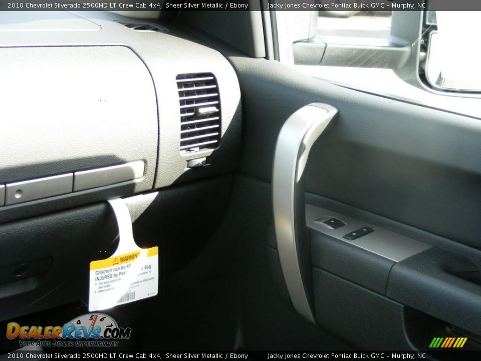 2010 Chevrolet Silverado 2500HD LT Crew Cab 4x4 Sheer Silver Metallic / Ebony Photo #16
