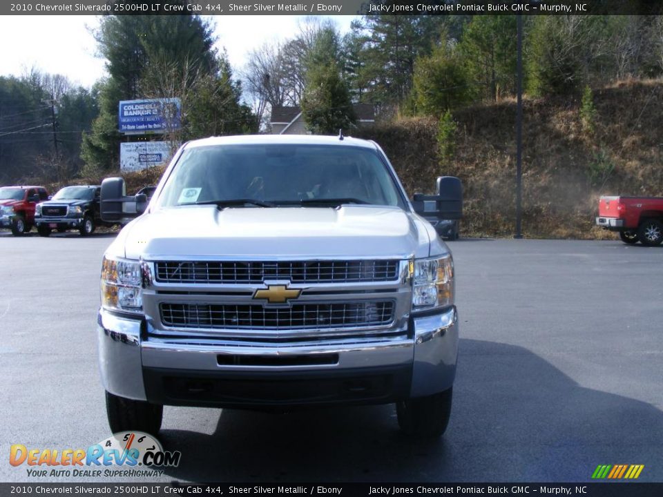 2010 Chevrolet Silverado 2500HD LT Crew Cab 4x4 Sheer Silver Metallic / Ebony Photo #17