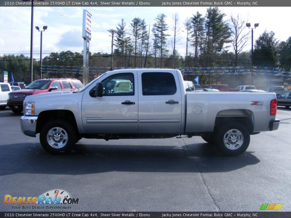 2010 Chevrolet Silverado 2500HD LT Crew Cab 4x4 Sheer Silver Metallic / Ebony Photo #19