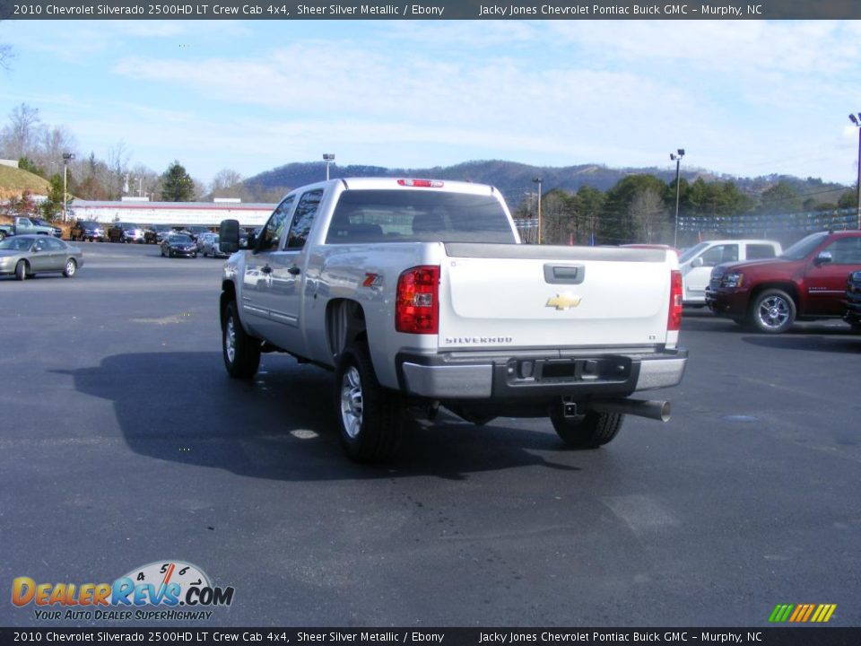 2010 Chevrolet Silverado 2500HD LT Crew Cab 4x4 Sheer Silver Metallic / Ebony Photo #20