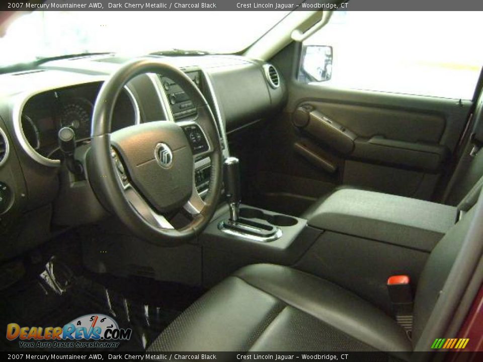 2007 Mercury Mountaineer AWD Dark Cherry Metallic / Charcoal Black Photo #5