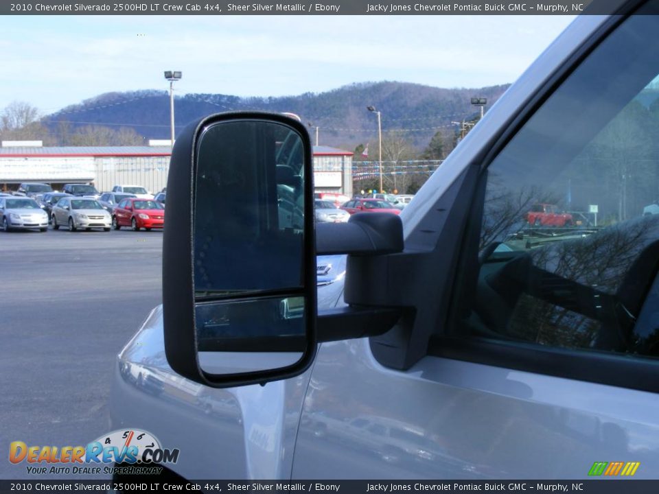 2010 Chevrolet Silverado 2500HD LT Crew Cab 4x4 Sheer Silver Metallic / Ebony Photo #22