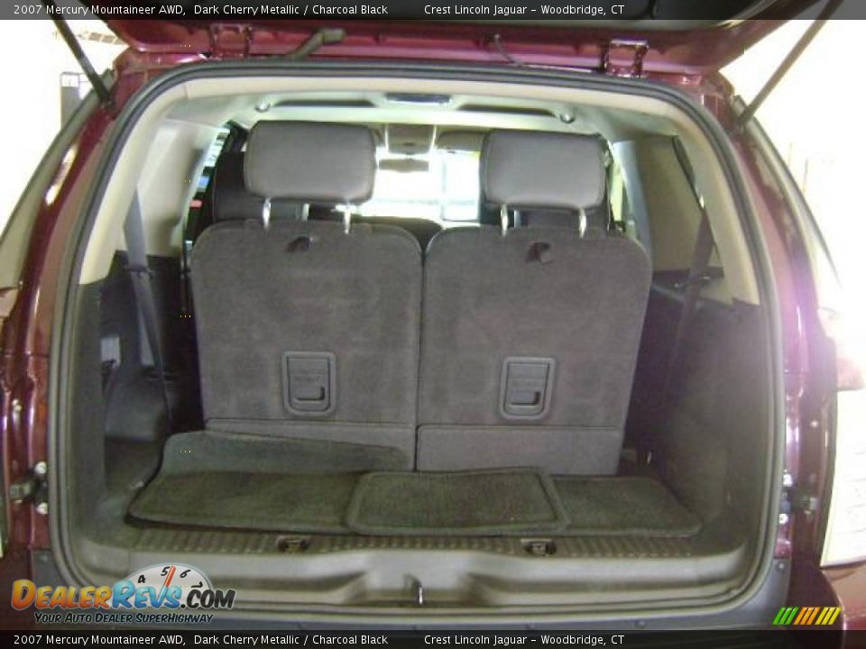 2007 Mercury Mountaineer AWD Dark Cherry Metallic / Charcoal Black Photo #8