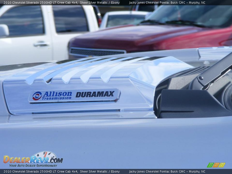 2010 Chevrolet Silverado 2500HD LT Crew Cab 4x4 Sheer Silver Metallic / Ebony Photo #23