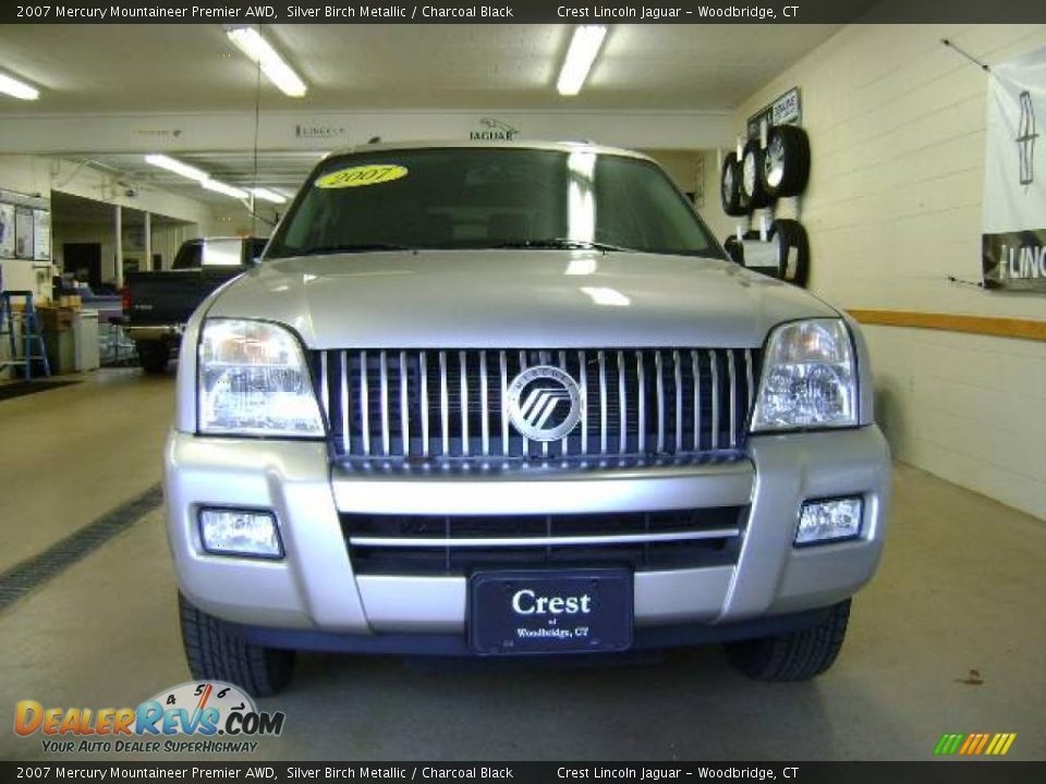 2007 Mercury Mountaineer Premier AWD Silver Birch Metallic / Charcoal Black Photo #3