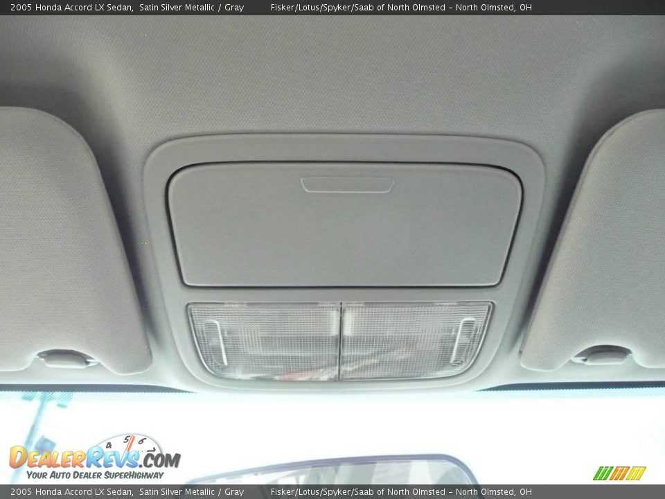 2005 Honda Accord LX Sedan Satin Silver Metallic / Gray Photo #13