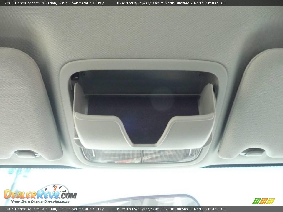 2005 Honda Accord LX Sedan Satin Silver Metallic / Gray Photo #14