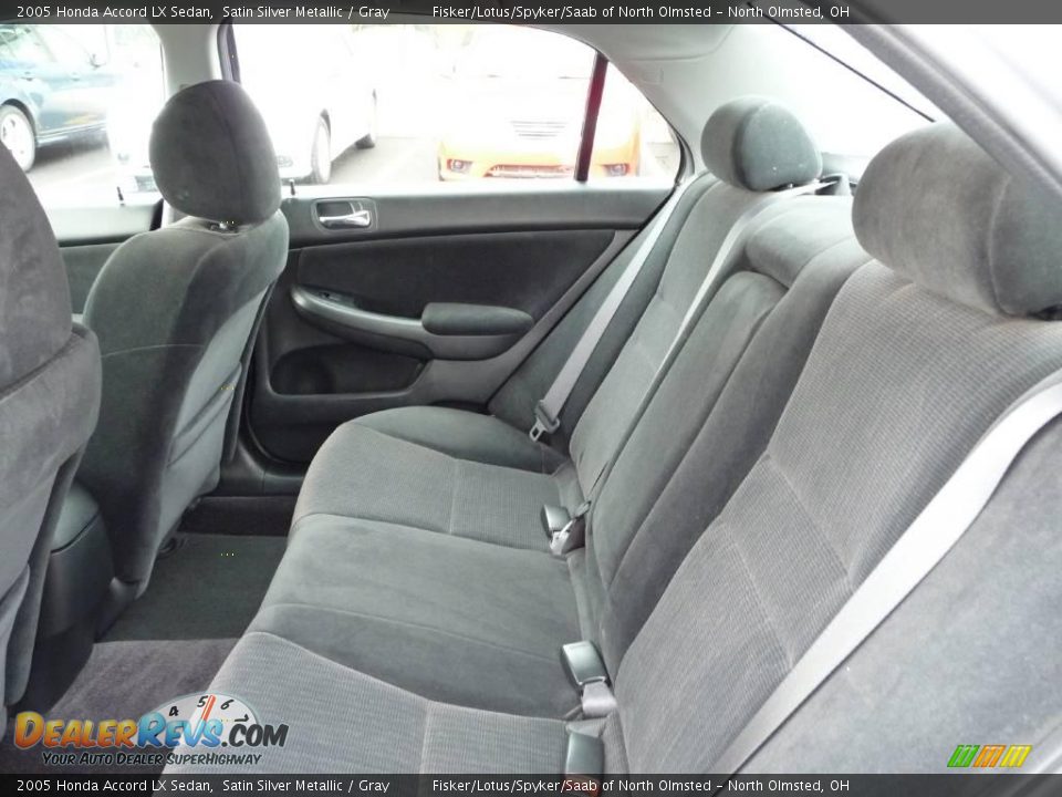 2005 Honda Accord LX Sedan Satin Silver Metallic / Gray Photo #20