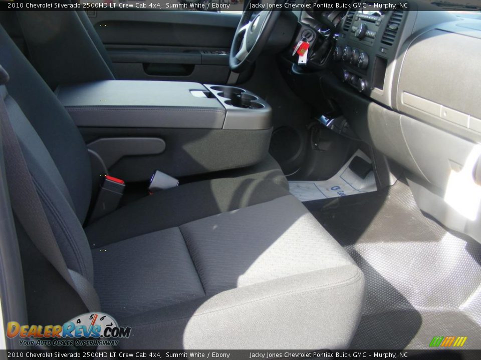 2010 Chevrolet Silverado 2500HD LT Crew Cab 4x4 Summit White / Ebony Photo #10