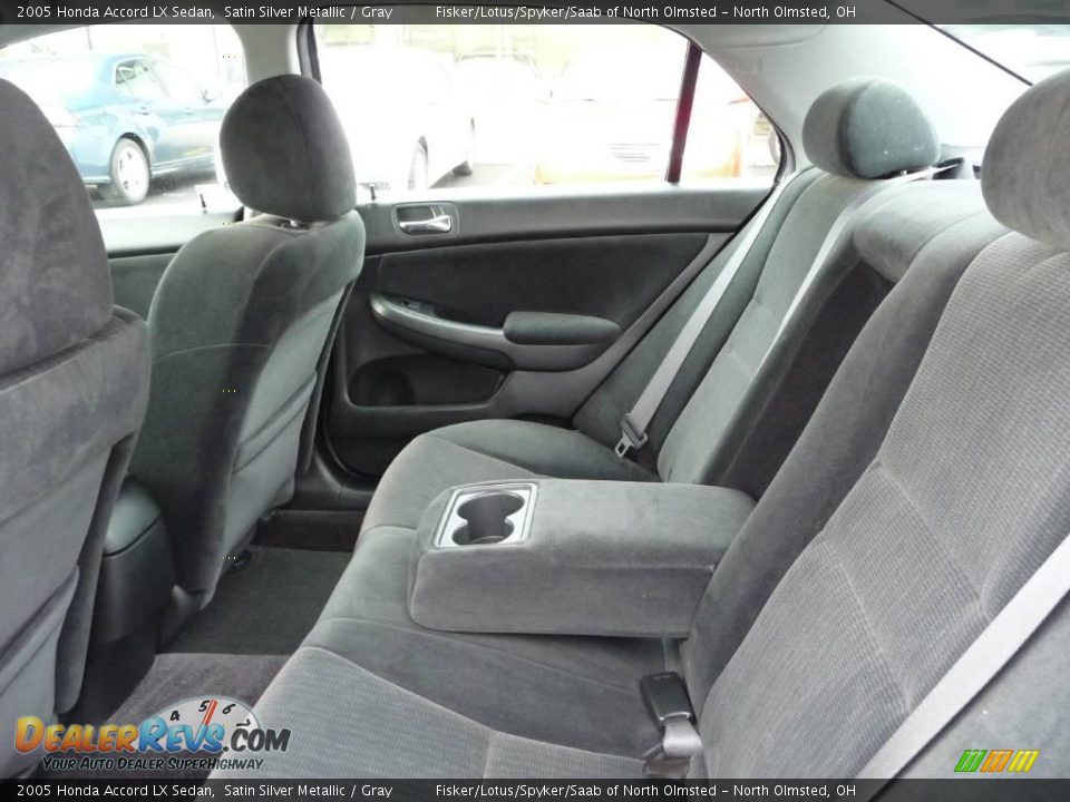 2005 Honda Accord LX Sedan Satin Silver Metallic / Gray Photo #21