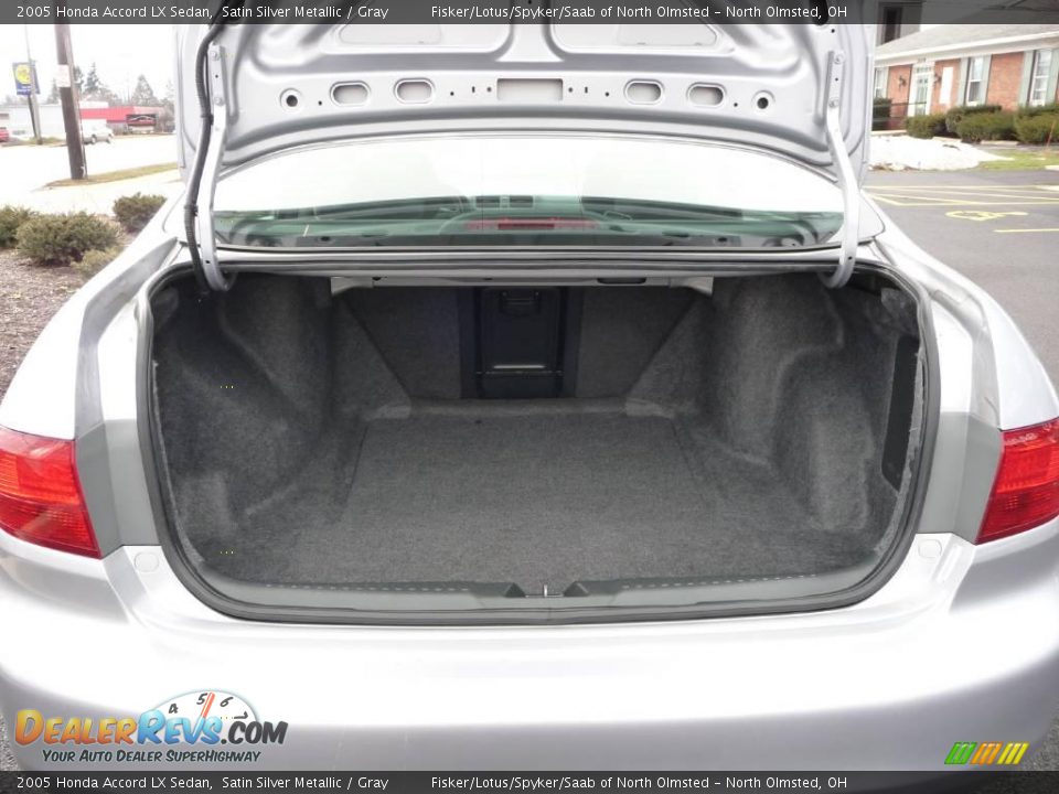 2005 Honda Accord LX Sedan Satin Silver Metallic / Gray Photo #23