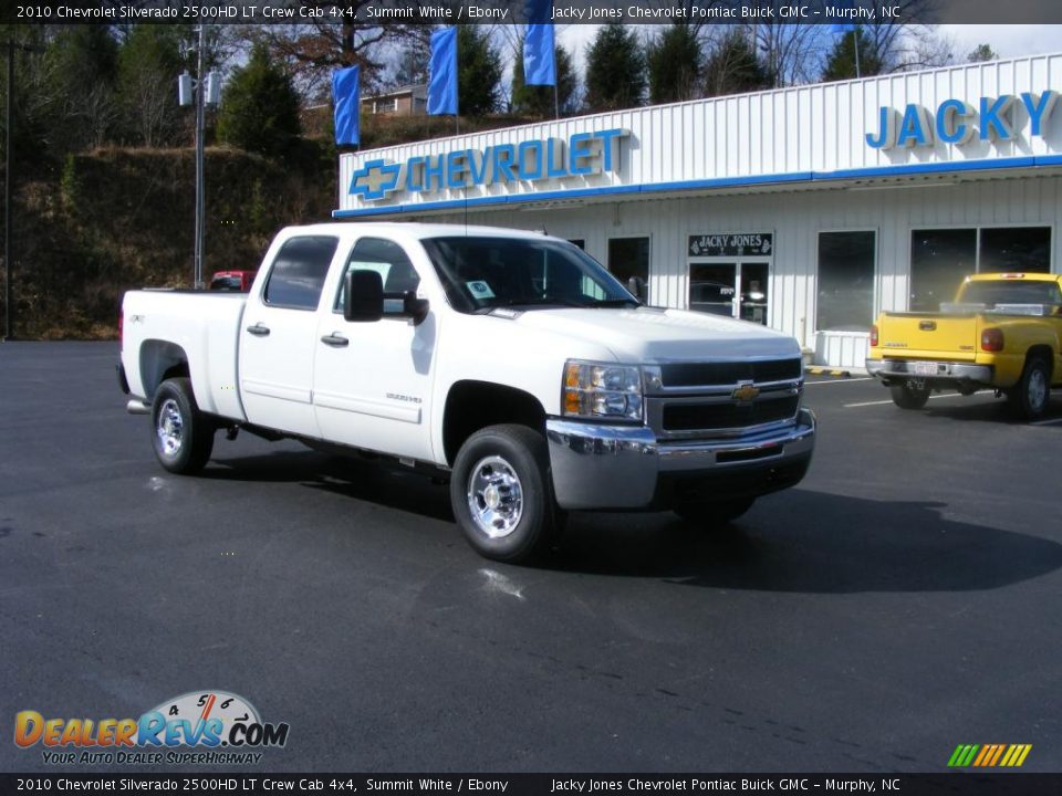 2010 Chevrolet Silverado 2500HD LT Crew Cab 4x4 Summit White / Ebony Photo #12