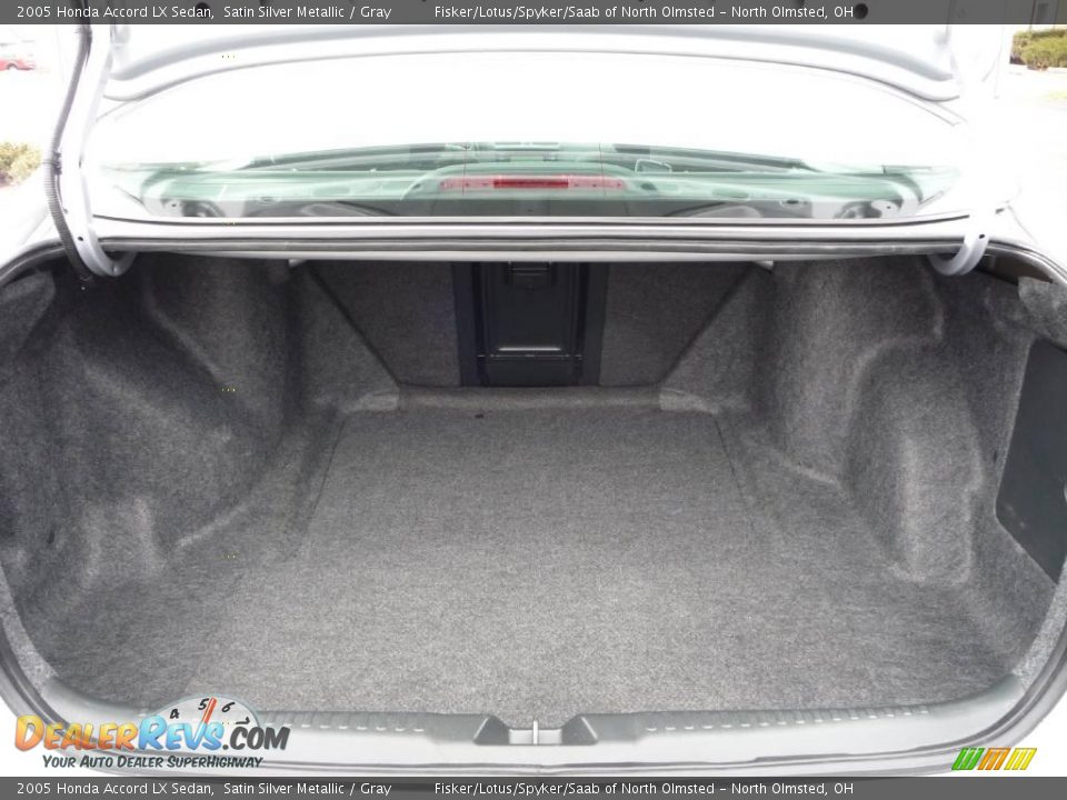 2005 Honda Accord LX Sedan Satin Silver Metallic / Gray Photo #24