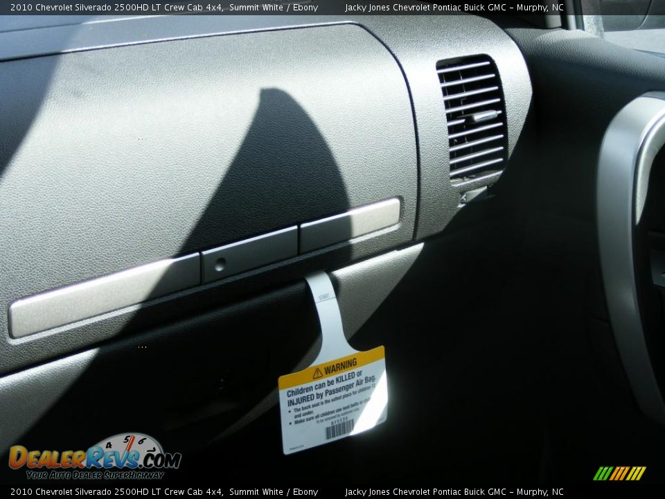 2010 Chevrolet Silverado 2500HD LT Crew Cab 4x4 Summit White / Ebony Photo #15