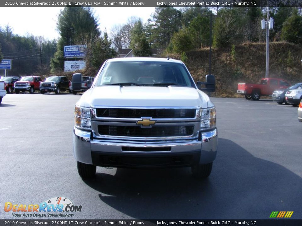 2010 Chevrolet Silverado 2500HD LT Crew Cab 4x4 Summit White / Ebony Photo #16