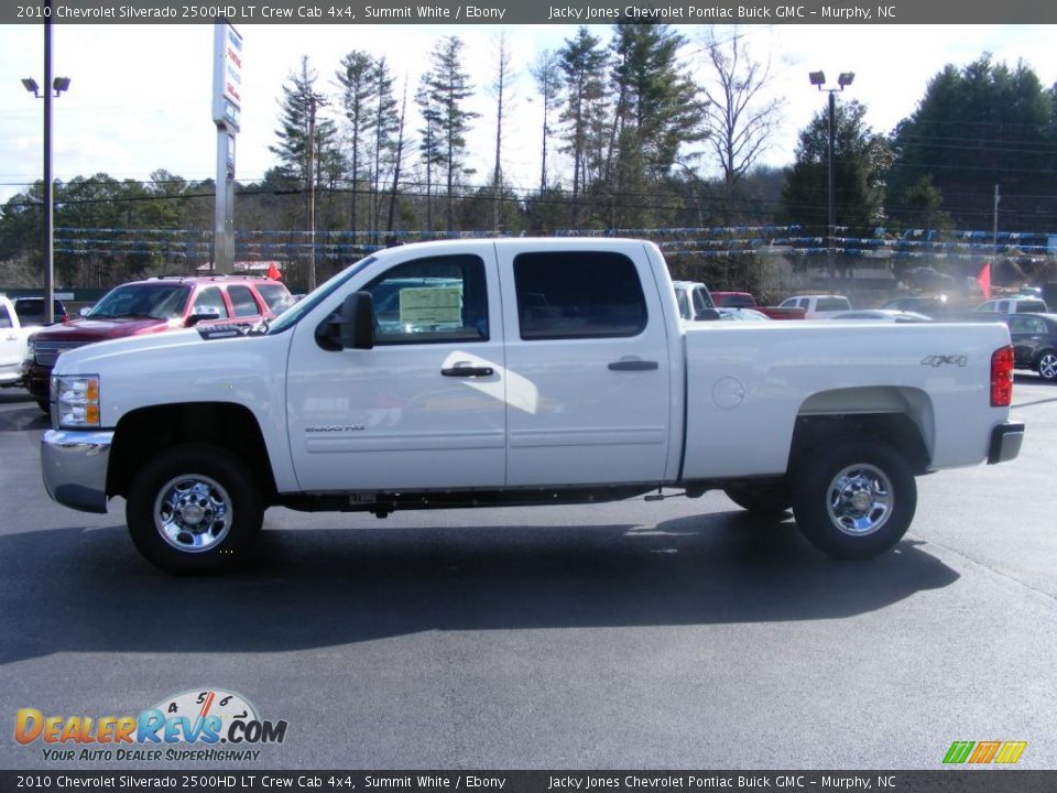 2010 Chevrolet Silverado 2500HD LT Crew Cab 4x4 Summit White / Ebony Photo #18