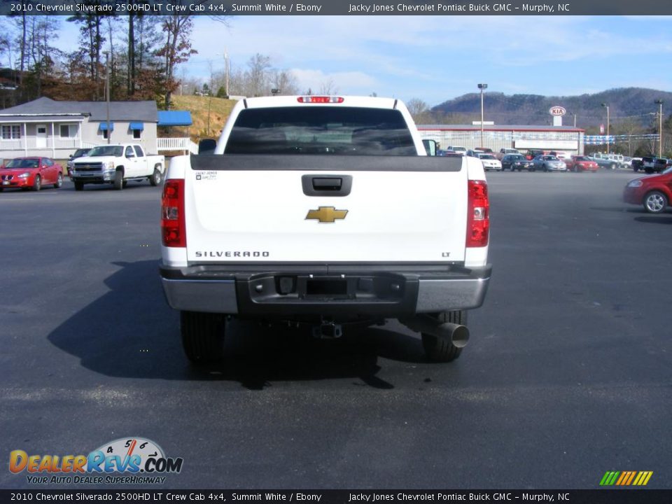 2010 Chevrolet Silverado 2500HD LT Crew Cab 4x4 Summit White / Ebony Photo #20