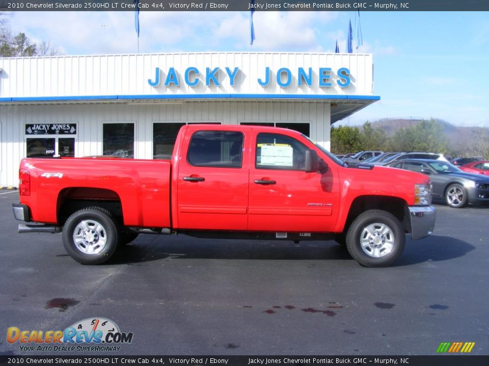 2010 Chevrolet Silverado 2500HD LT Crew Cab 4x4 Victory Red / Ebony Photo #1