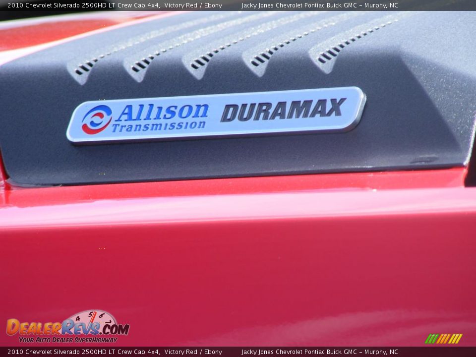 2010 Chevrolet Silverado 2500HD LT Crew Cab 4x4 Victory Red / Ebony Photo #2