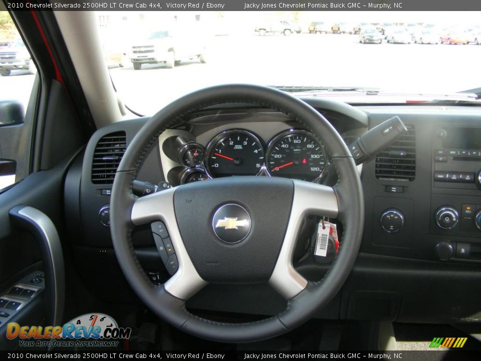 2010 Chevrolet Silverado 2500HD LT Crew Cab 4x4 Victory Red / Ebony Photo #14