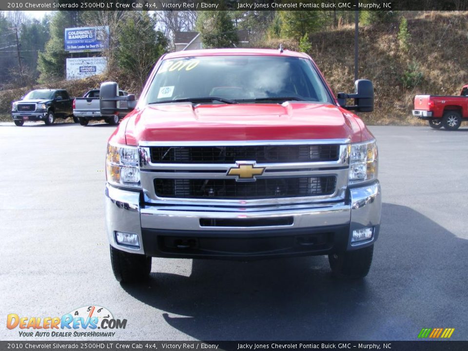 2010 Chevrolet Silverado 2500HD LT Crew Cab 4x4 Victory Red / Ebony Photo #17