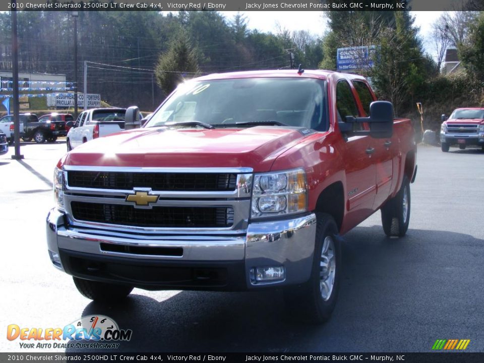 2010 Chevrolet Silverado 2500HD LT Crew Cab 4x4 Victory Red / Ebony Photo #18