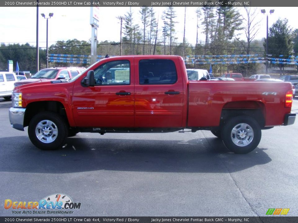 2010 Chevrolet Silverado 2500HD LT Crew Cab 4x4 Victory Red / Ebony Photo #19