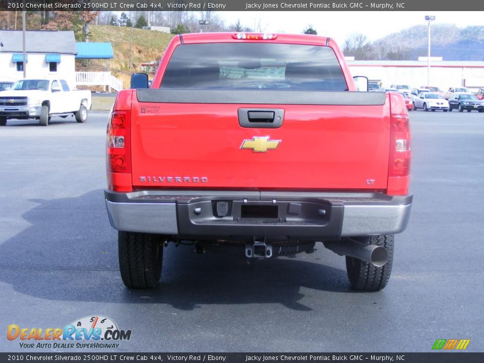 2010 Chevrolet Silverado 2500HD LT Crew Cab 4x4 Victory Red / Ebony Photo #21
