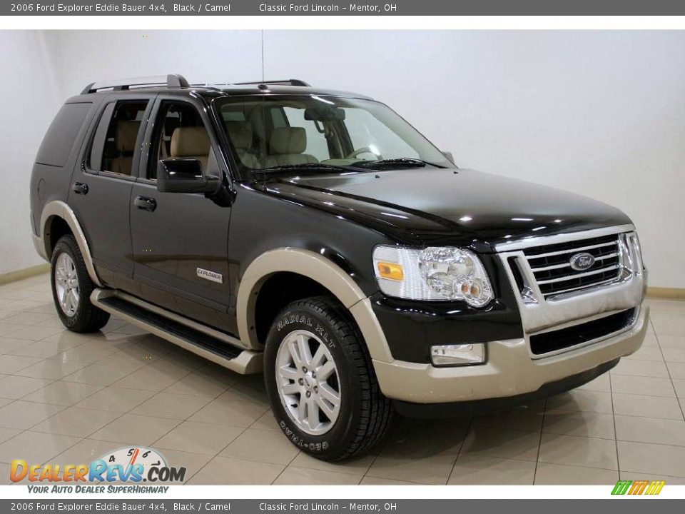 2006 Ford Explorer Eddie Bauer 4x4 Black / Camel Photo #1