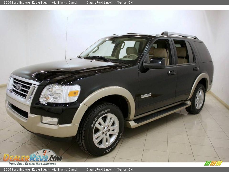 2006 Ford Explorer Eddie Bauer 4x4 Black / Camel Photo #3
