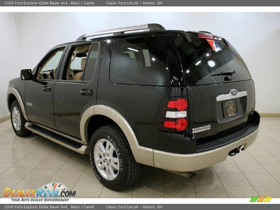 2006 Ford Explorer Eddie Bauer 4x4 Black / Camel Photo #5