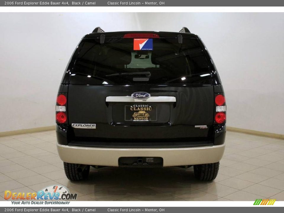 2006 Ford Explorer Eddie Bauer 4x4 Black / Camel Photo #6