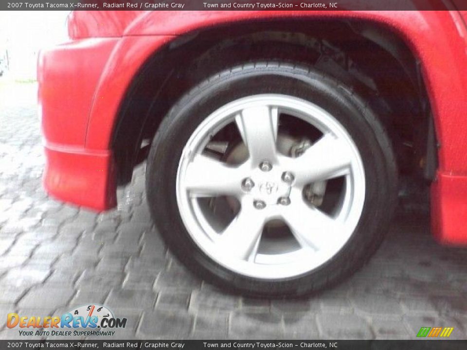 2007 Toyota Tacoma X-Runner Radiant Red / Graphite Gray Photo #3