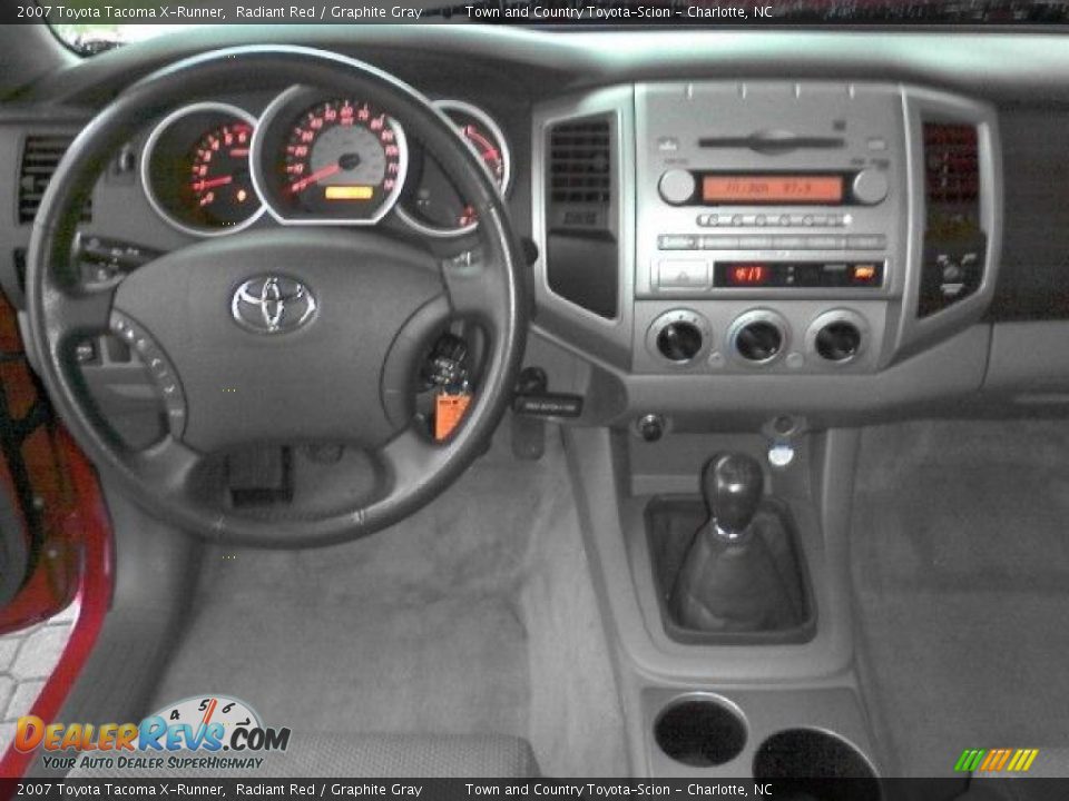 2007 Toyota Tacoma X-Runner Radiant Red / Graphite Gray Photo #5