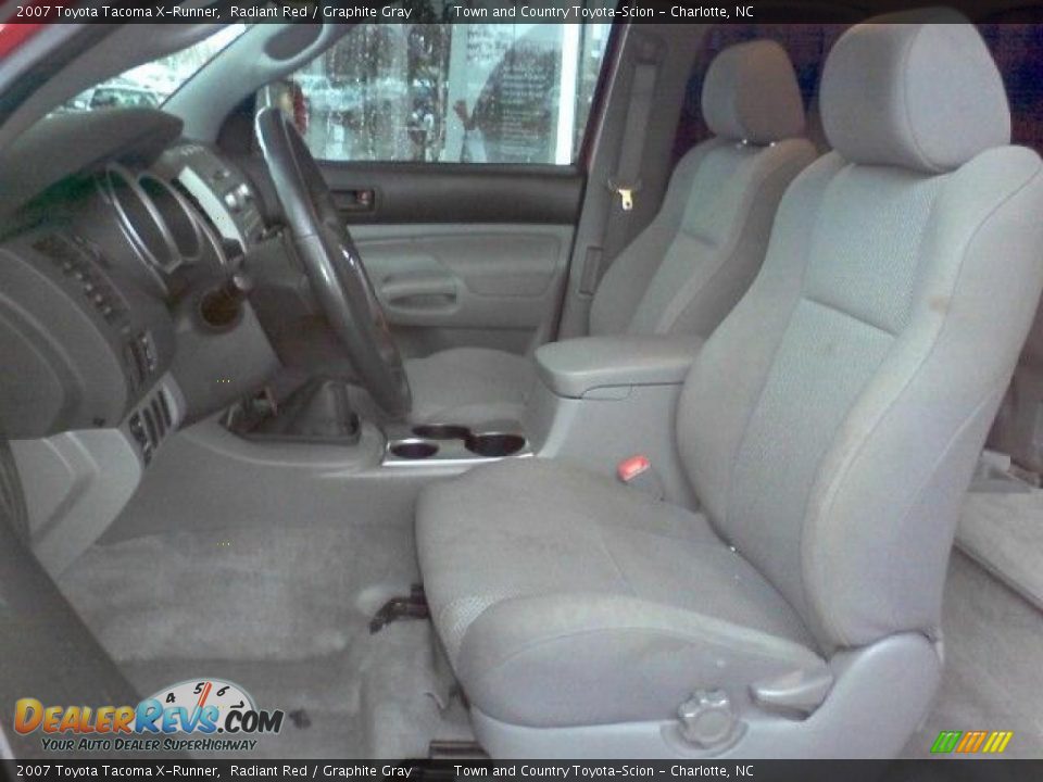 2007 Toyota Tacoma X-Runner Radiant Red / Graphite Gray Photo #6