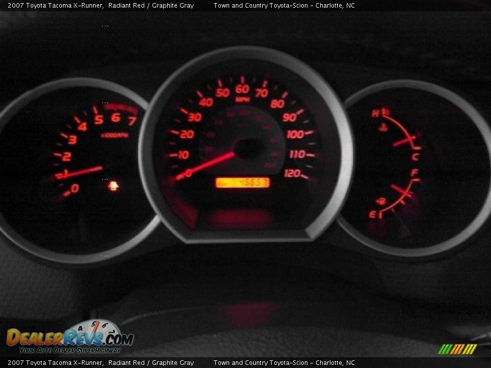 2007 Toyota Tacoma X-Runner Radiant Red / Graphite Gray Photo #9