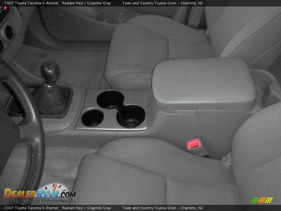 2007 Toyota Tacoma X-Runner Radiant Red / Graphite Gray Photo #13