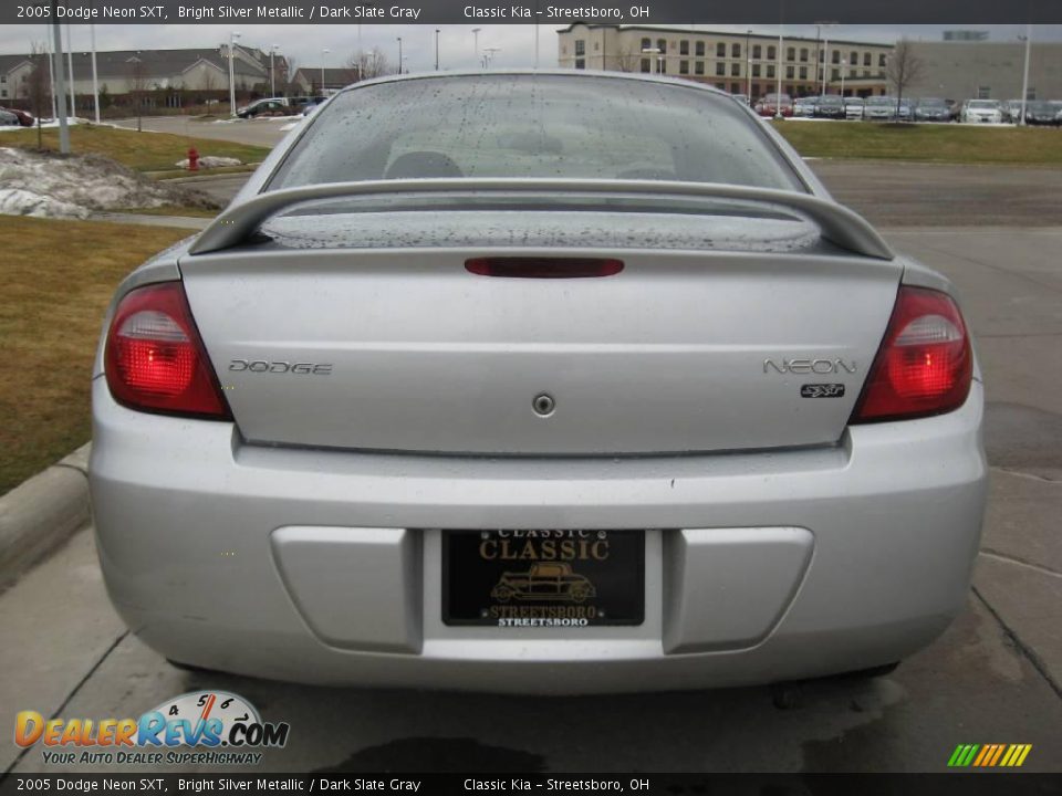 2005 Dodge Neon SXT Bright Silver Metallic / Dark Slate Gray Photo #6