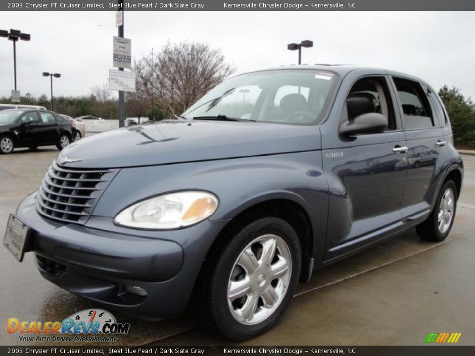 2003 Chrysler PT Cruiser Limited Steel Blue Pearl / Dark Slate Gray Photo #1