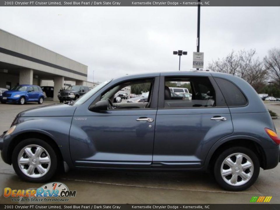 2003 Chrysler PT Cruiser Limited Steel Blue Pearl / Dark Slate Gray Photo #2