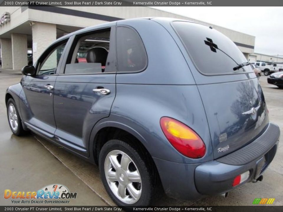 2003 Chrysler PT Cruiser Limited Steel Blue Pearl / Dark Slate Gray Photo #3
