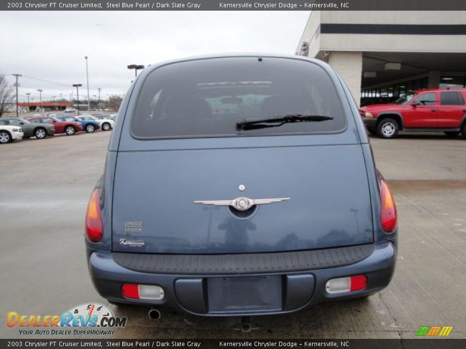2003 Chrysler PT Cruiser Limited Steel Blue Pearl / Dark Slate Gray Photo #4