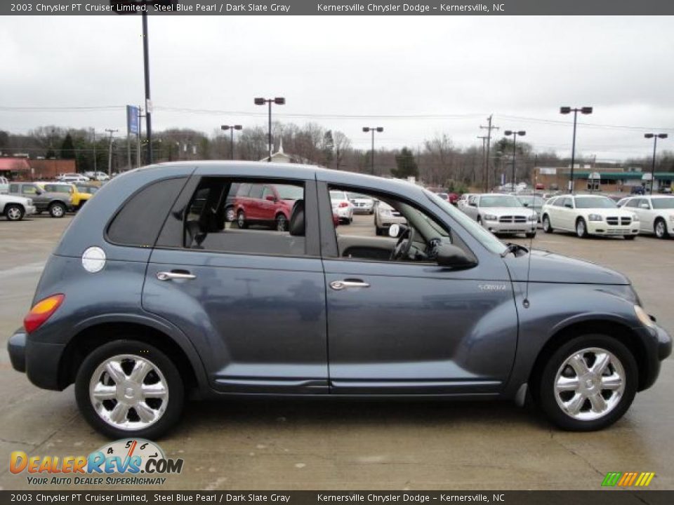 2003 Chrysler PT Cruiser Limited Steel Blue Pearl / Dark Slate Gray Photo #6