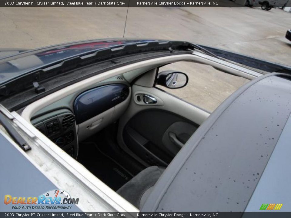 2003 Chrysler PT Cruiser Limited Steel Blue Pearl / Dark Slate Gray Photo #9