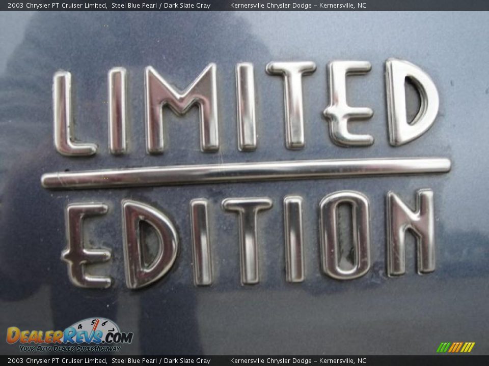 2003 Chrysler PT Cruiser Limited Steel Blue Pearl / Dark Slate Gray Photo #10