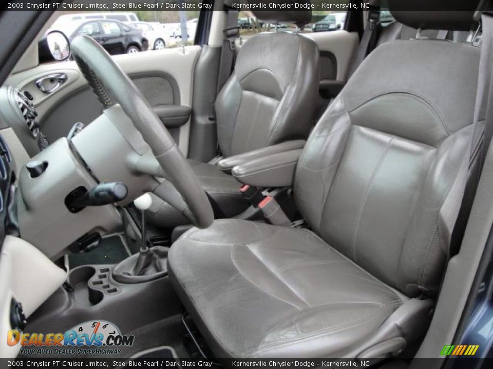 2003 Chrysler PT Cruiser Limited Steel Blue Pearl / Dark Slate Gray Photo #11
